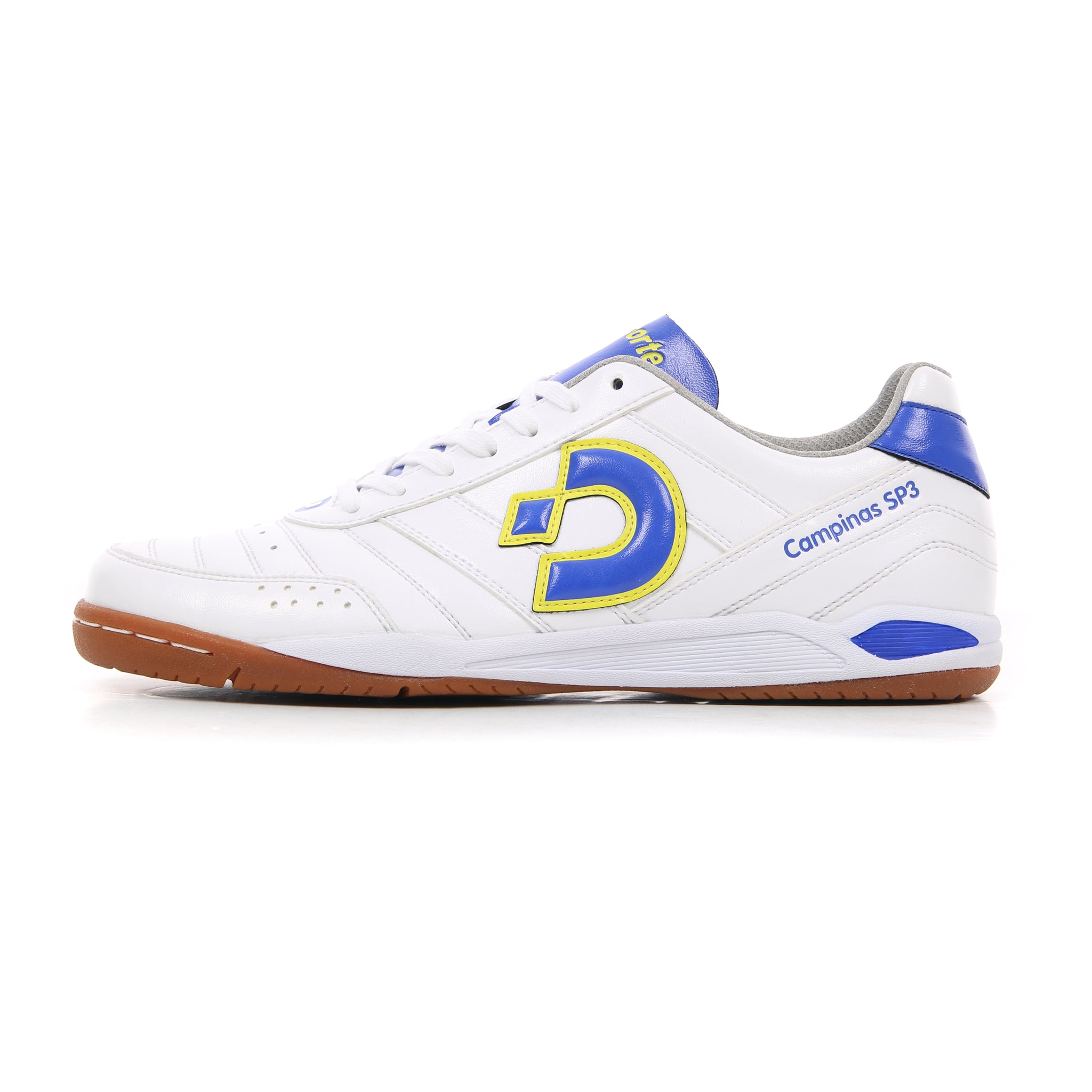 Futsal Shoes, Campinas SP3, White/Blue/Yellow | Desporte