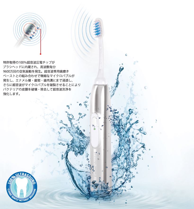 超音波歯ブラシ】エミデント | 製品案内 | 大榮歯科産業株式会社