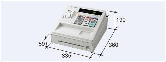 シャープレジスター XE-A417 PC連携売上管理 最上位機種 338888 【公式