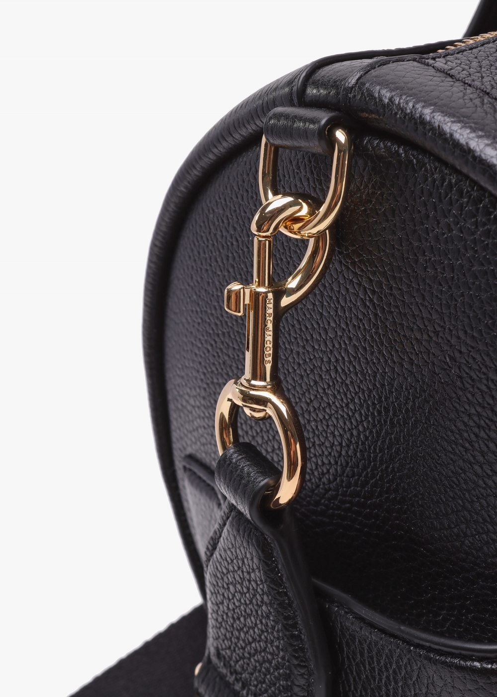 Marc Jacobs The Leather Large Black Duffle Bag