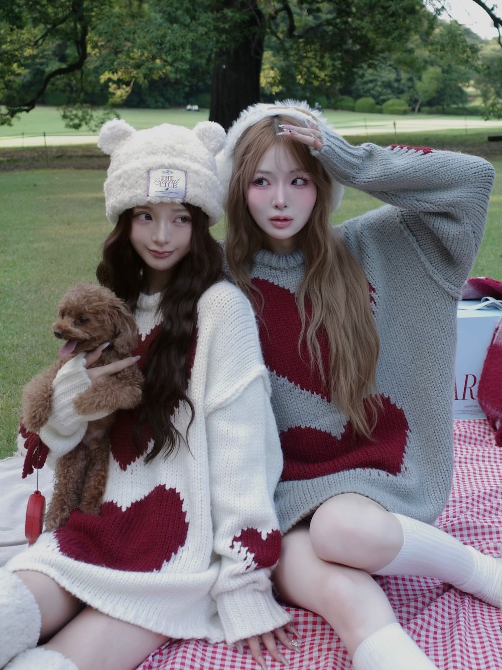 ハートロゴローゲージニットチュニック – Darich (ダーリッチ)