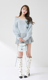 ファンシービーズDDロゴボリュームニットトップス – Darich (ダーリッチ)