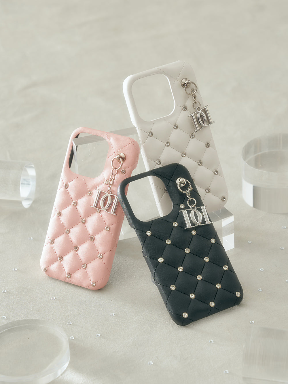 キルティングビジューDDチャームiPhoneケース – Darich (ダーリッチ)