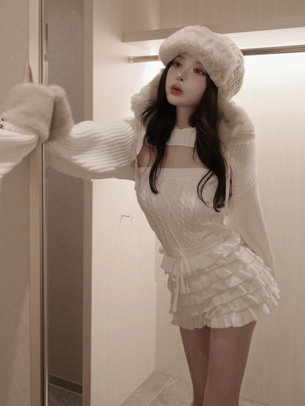 フリルニットコンビネゾン – Darich (ダーリッチ)