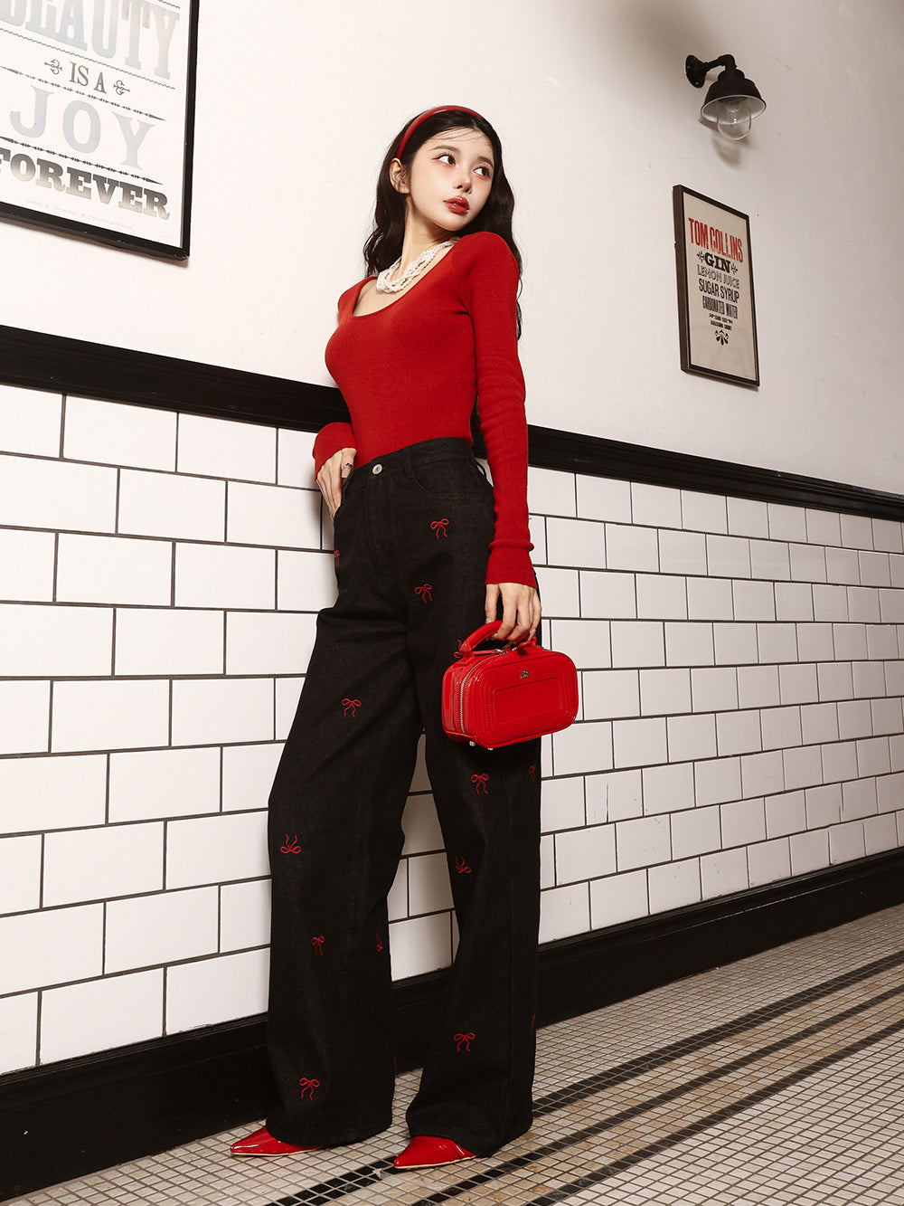 ランダムリボンデニムパンツ – Darich (ダーリッチ)