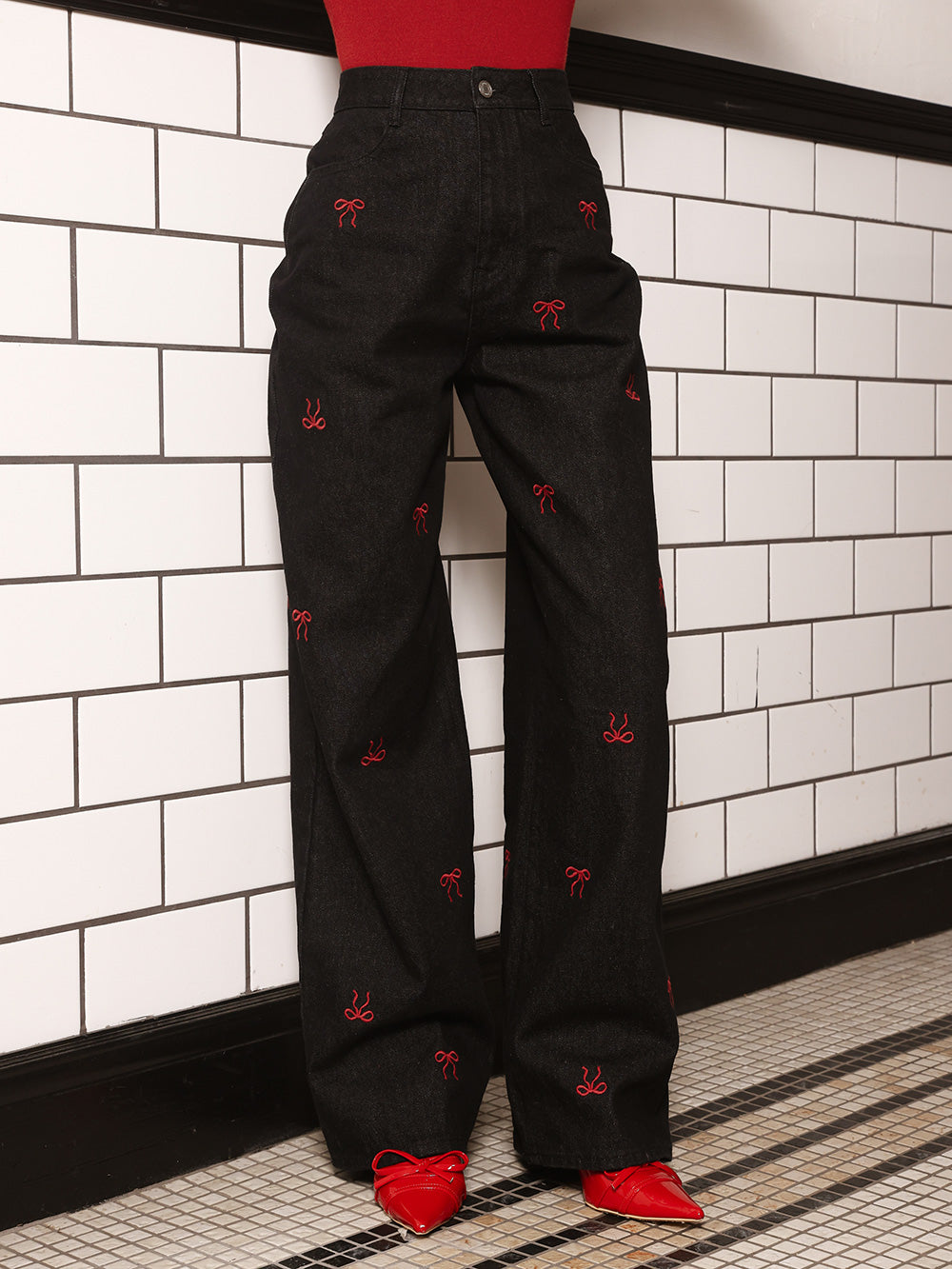 ランダムリボンデニムパンツ – Darich (ダーリッチ)