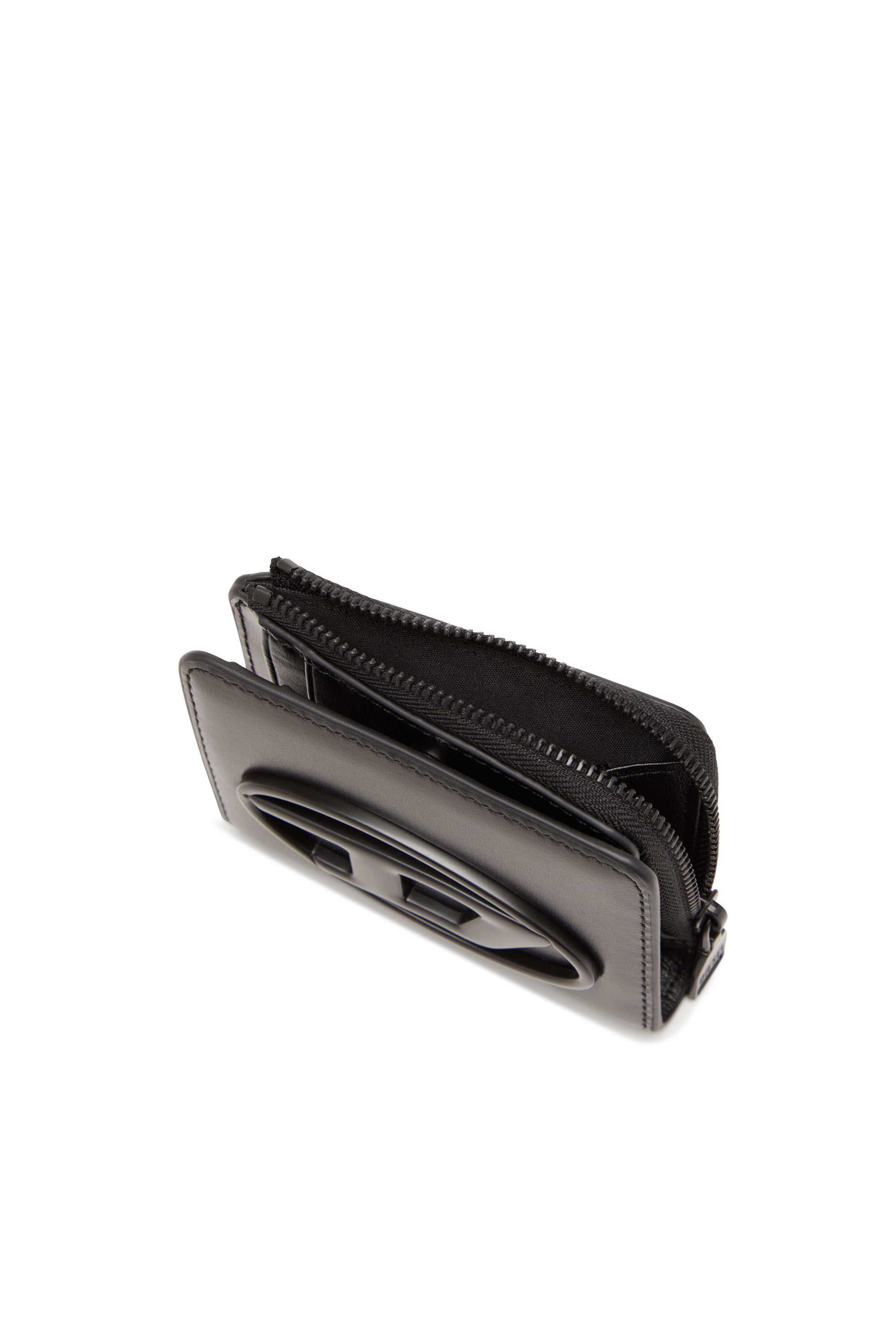 HOLI-D CARD HOLDER ZIP L Card holder in smooth leather｜ブラック
