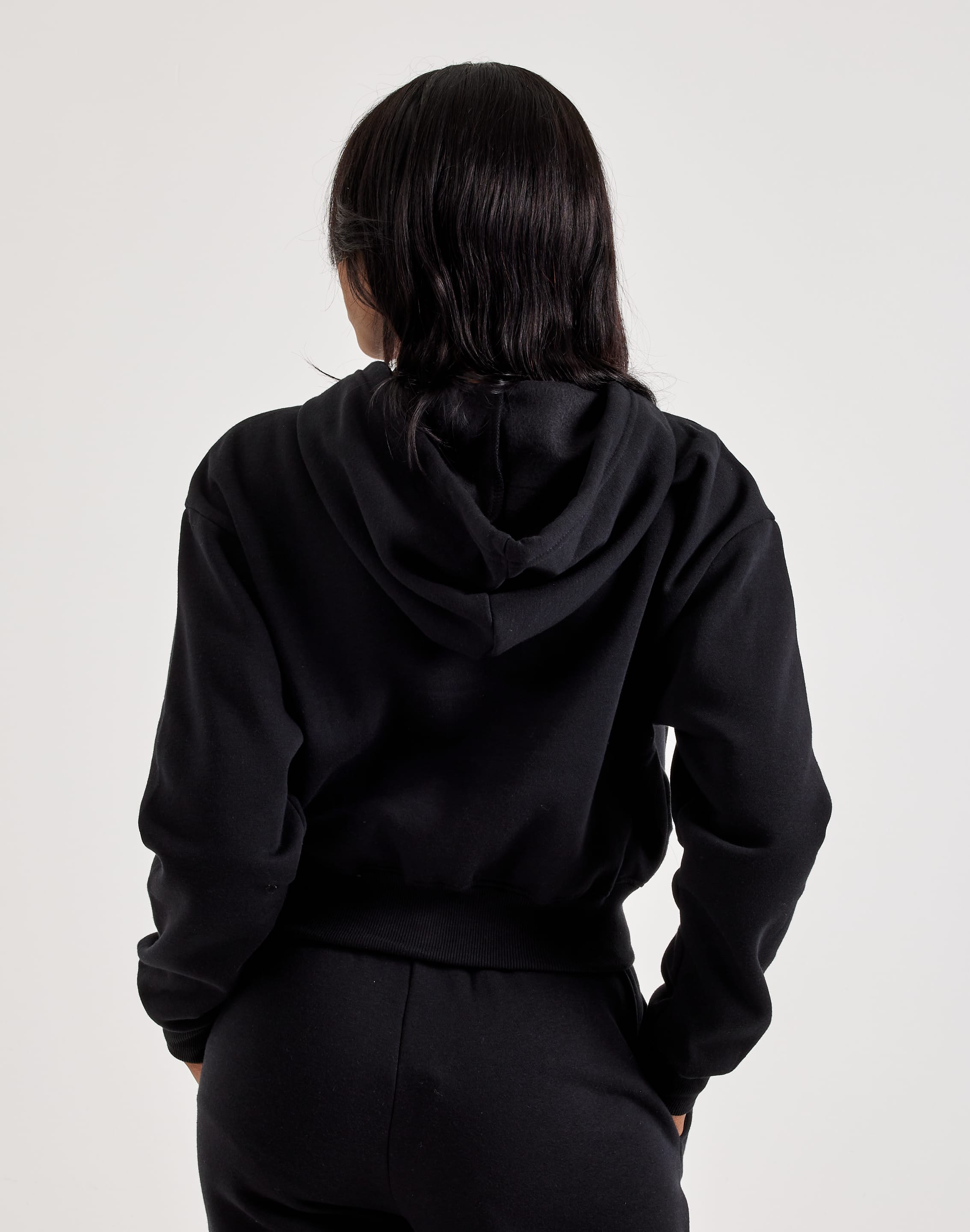 Red Fox Fleece Full-Zip Cropped Hoodie – DTLR