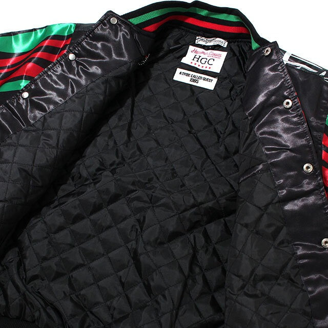 HEADGEAR CLASSICS WELCOME TO DEATH ROW BIKER SATIN JACKET HGC