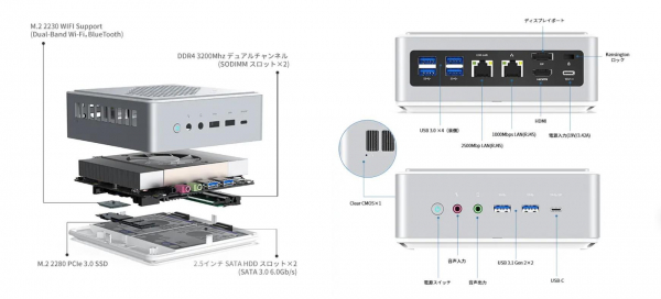 予約販売中】AMD Ryzen 9 4900H搭載の「EliteMini HM90」｜Minisforum