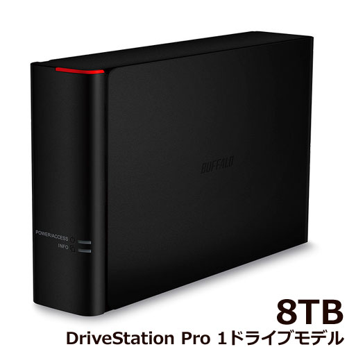 e-TREND｜バッファロー HD-NRLD8.0U3-BA [USB3.1/USB3.0/USB2.0 外付け