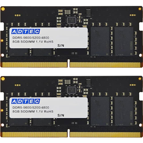 e-TREND｜アドテック ADS5600N-32GW [32GB×2枚組 DDR5-5600 (PC5-44800