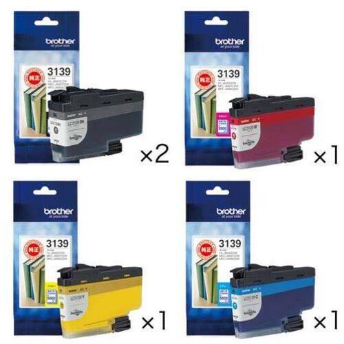 ブラザー 純正インク LC3139黒＋LC3139ー4PK