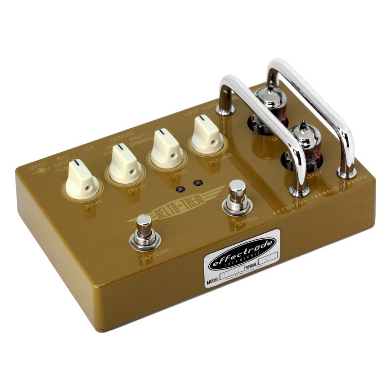 Delta-Trem Tube Tremolo Guitar Pedal - Effectrode