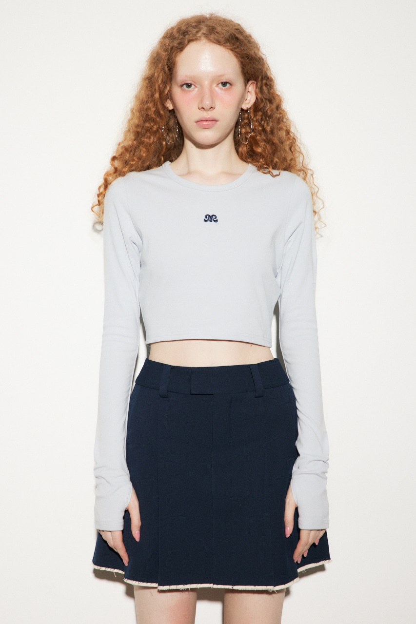 SLY | MICHIXSLY MOTIF CROP Tシャツ (Tシャツ・カットソー(長袖