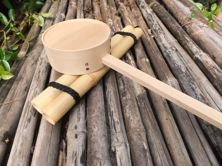 柄杓/柄杓置き- ひしゃく/ひしゃくおき - エクステリア商品 和風庭園