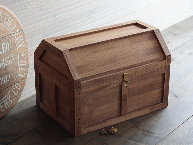 大きな海賊宝箱の販売 - 木製雑貨の専門店F-RAISE