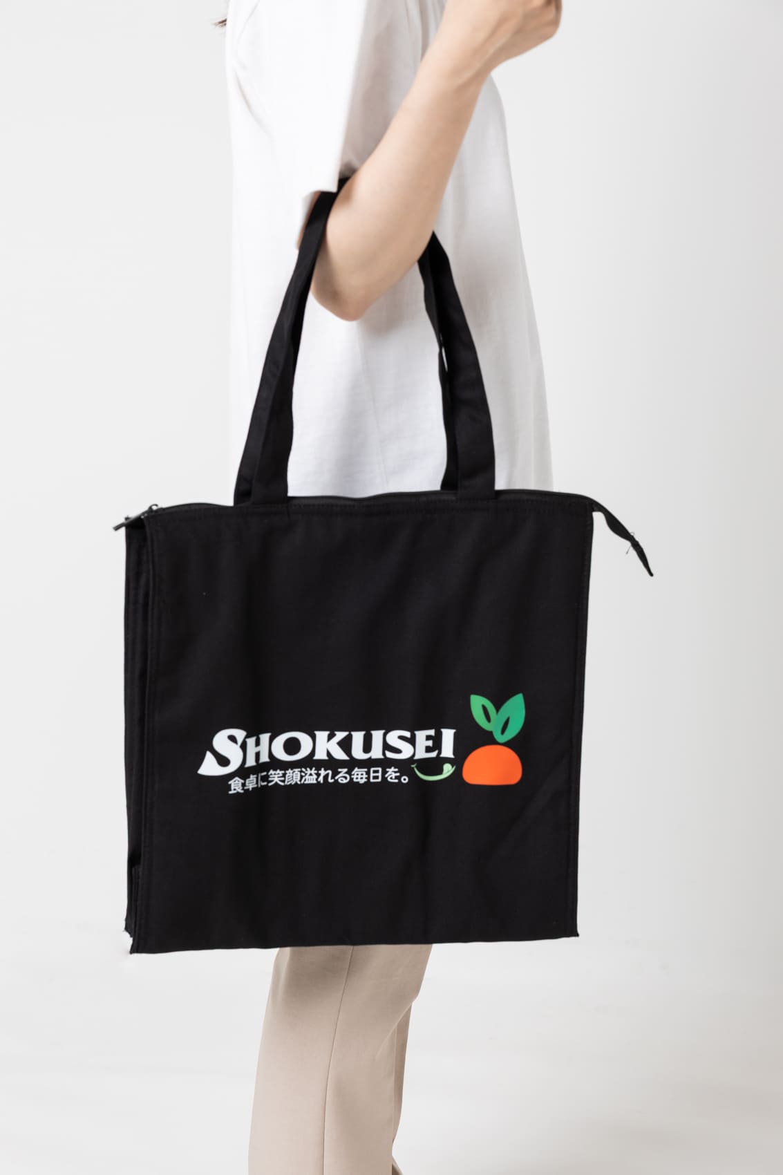 キャンバススクエア保冷トート（M）[MARKLESS STYLE TR-0869