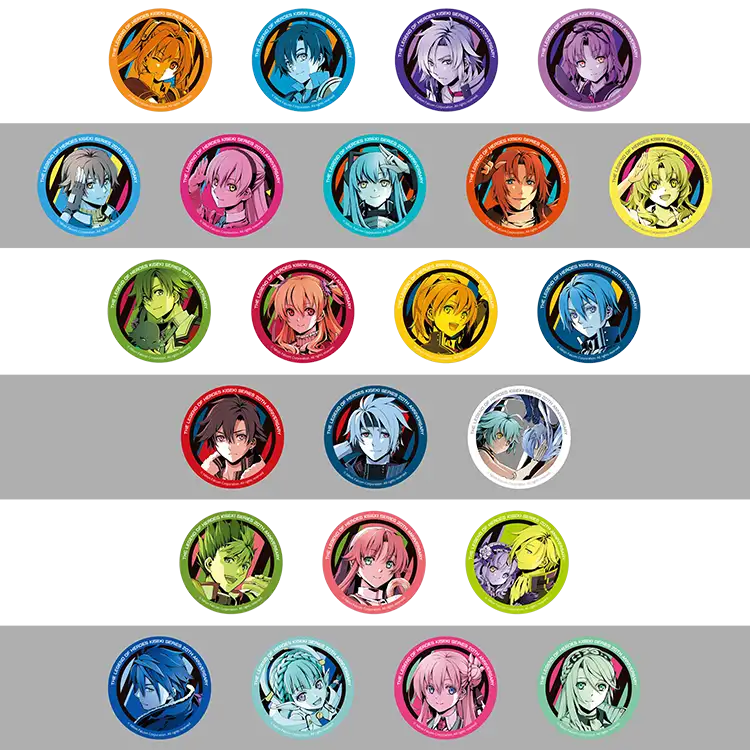 軌跡シリーズ20周年記念 メタリック缶バッジセット（全6種） | 日本