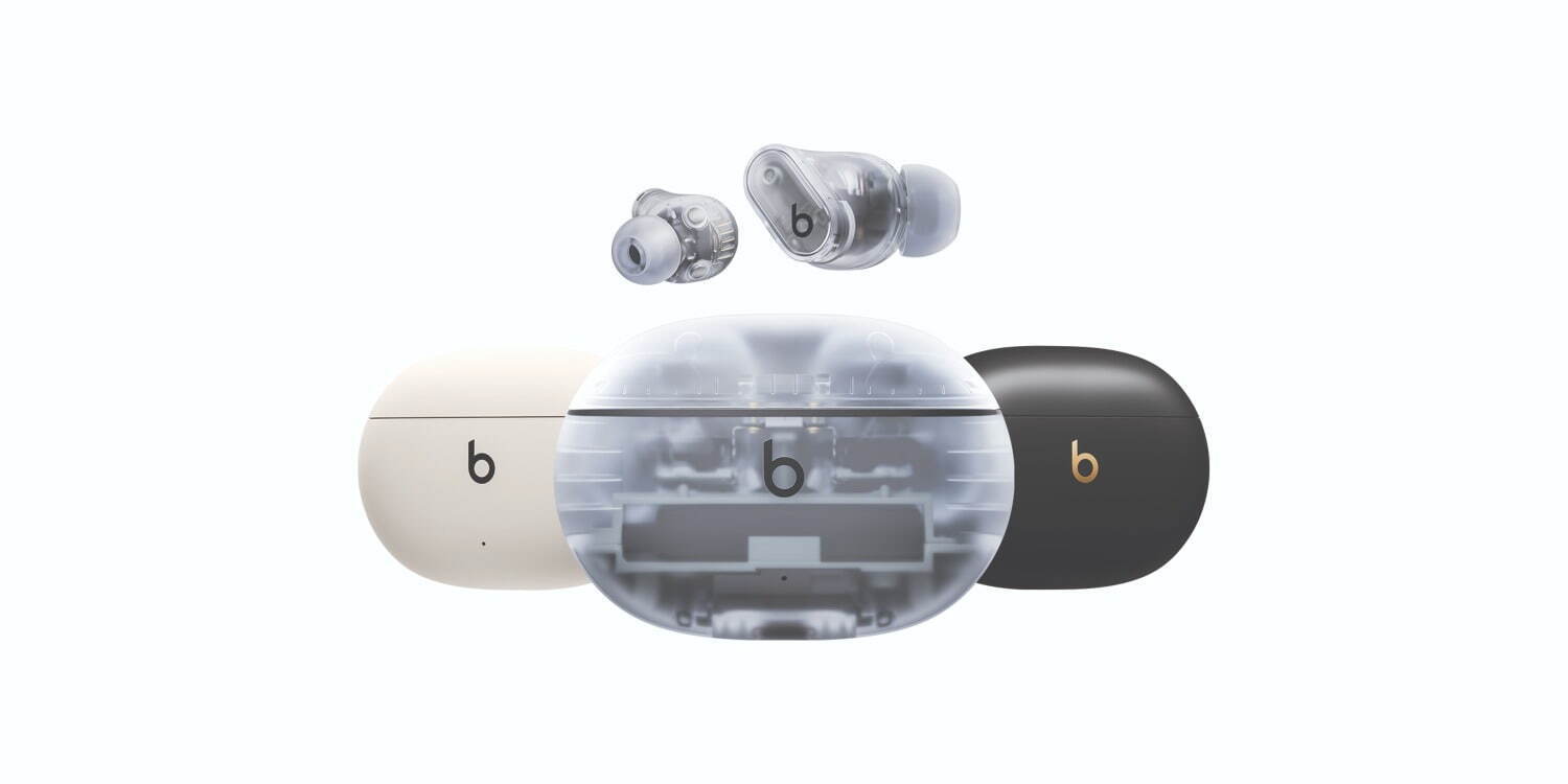 Beats“透明”の新作イヤホン「スタジオ バッズ プラス」、音楽・通話