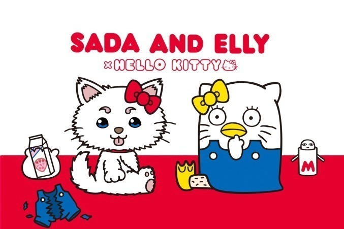 サンリオ×アニメ『銀魂』定春がハローキティ、万事屋がリトルツイン