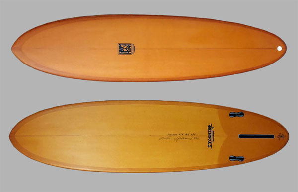 ミッドレングスファンサーフモデル/ヨシノシェイプサーフボード