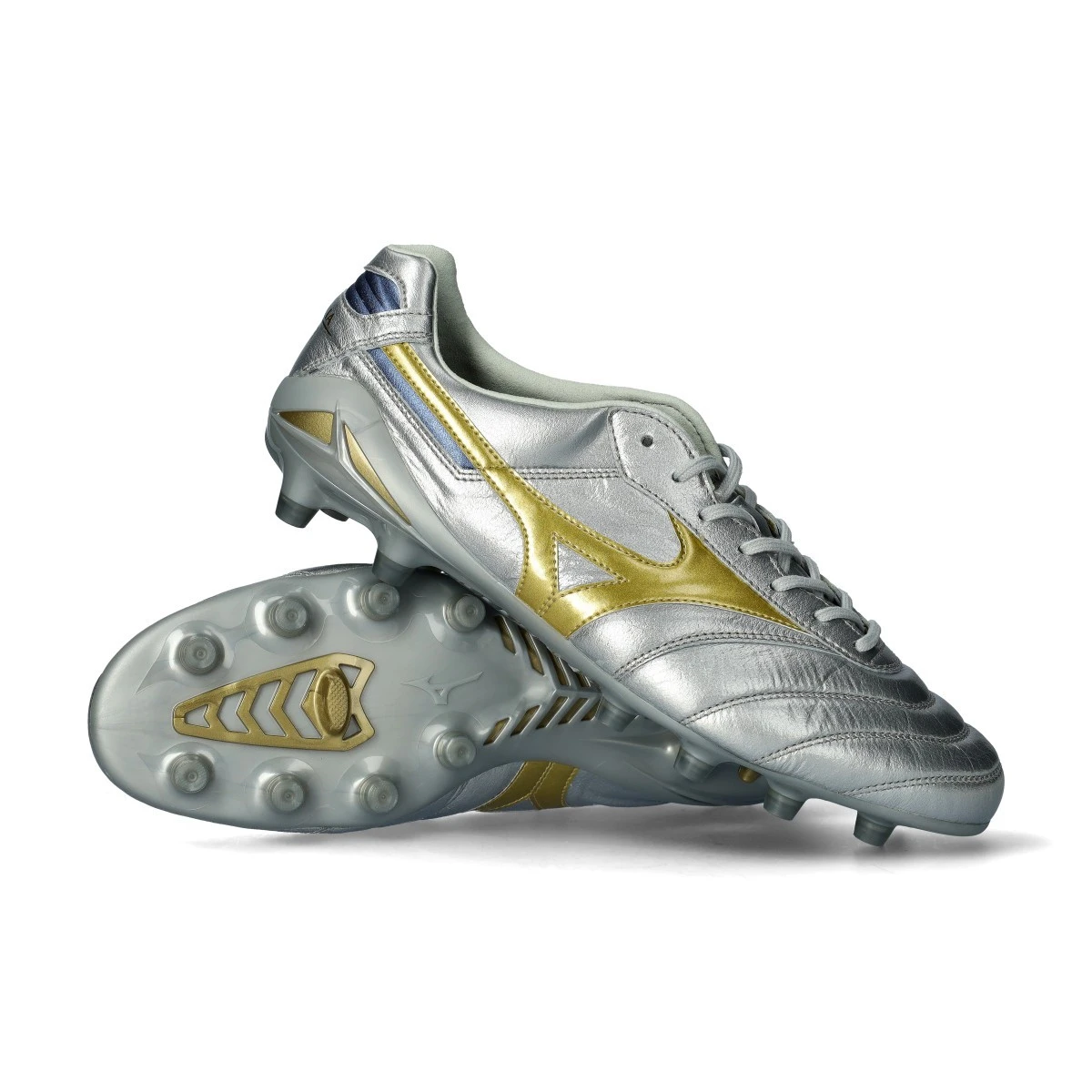 Football Boots Mizuno Morelia DNA Made In Japan FG Galaxy Silver