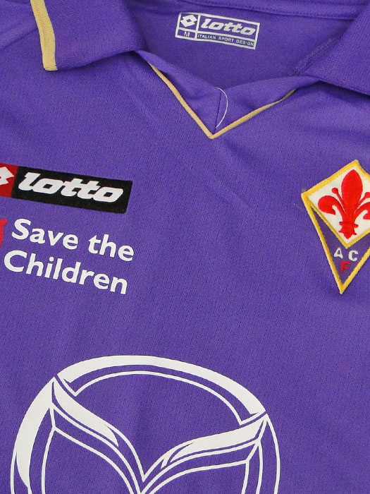 ロット) lotto/10/11フィオレンティーナ/ホーム/半袖/マツダスポンサー