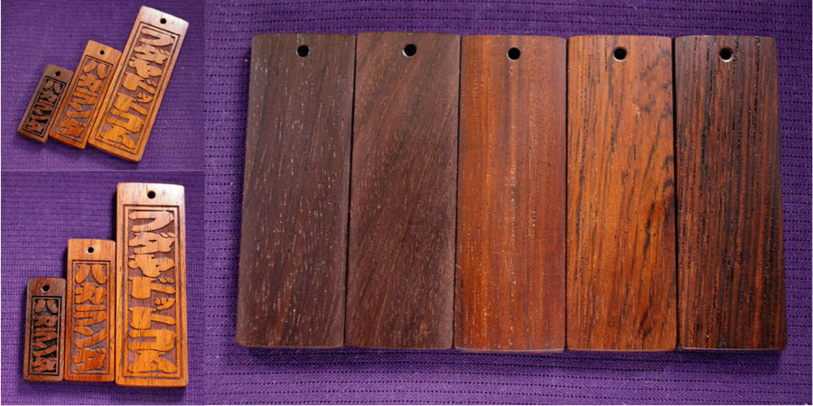 ハカランダ Jacaranda の ネームタグ オリジナルストラップ