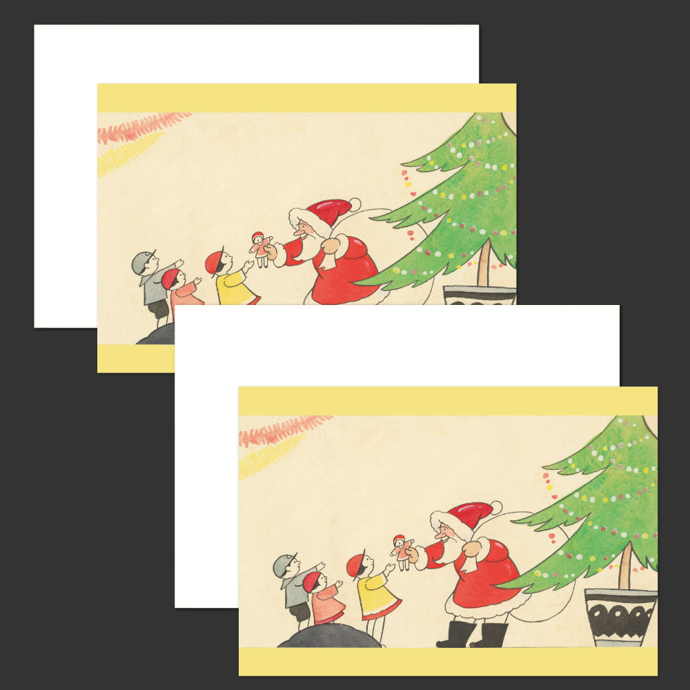 2025年10月発売】クリスマスカード 本田庄太郎 2枚セット ｜ 婦人之友