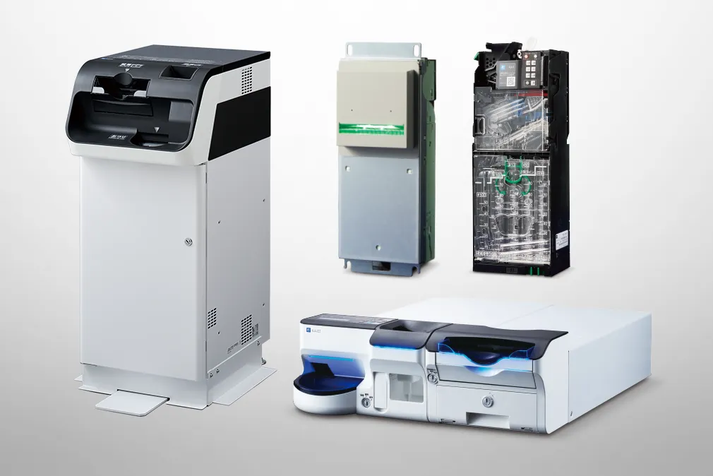 金銭処理機 | 自動販売機・店舗 | 富士電機