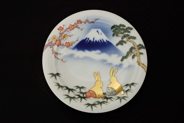 至福をもたらす癸卯の年！2023年(令和5年)『卯』松竹梅富士に花兎文