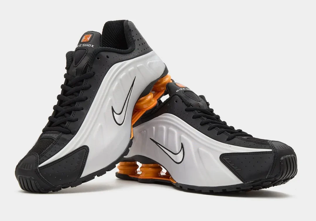 2025年 4/14 発売】NIKE SHOX R4 “Black/Bright Mandarin” (ナイキ