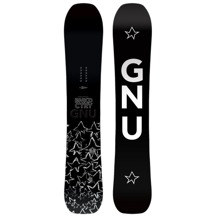 Gnu Banked Country Snowboard 2025 – Funtastik Skate & Snowboard Shop