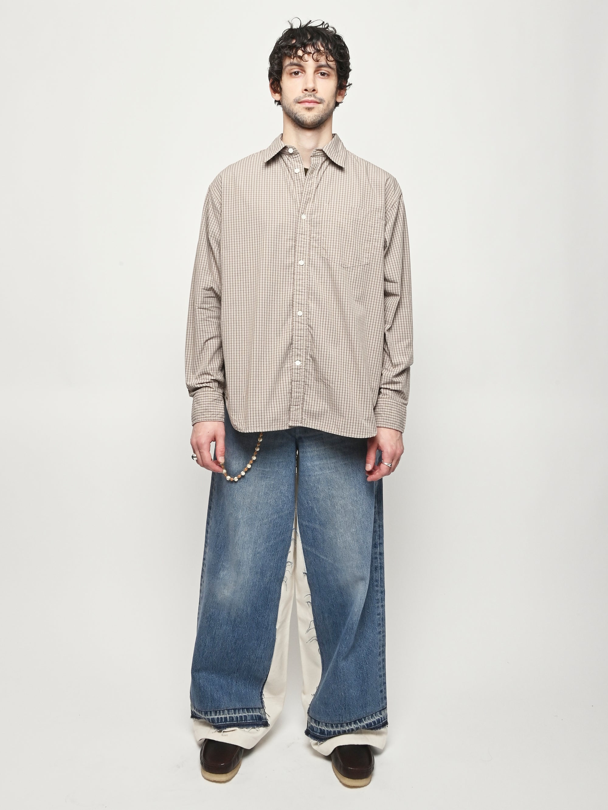 Norse Projects - Walnut Ole Oversize Poplin Check Shirt – Frances May