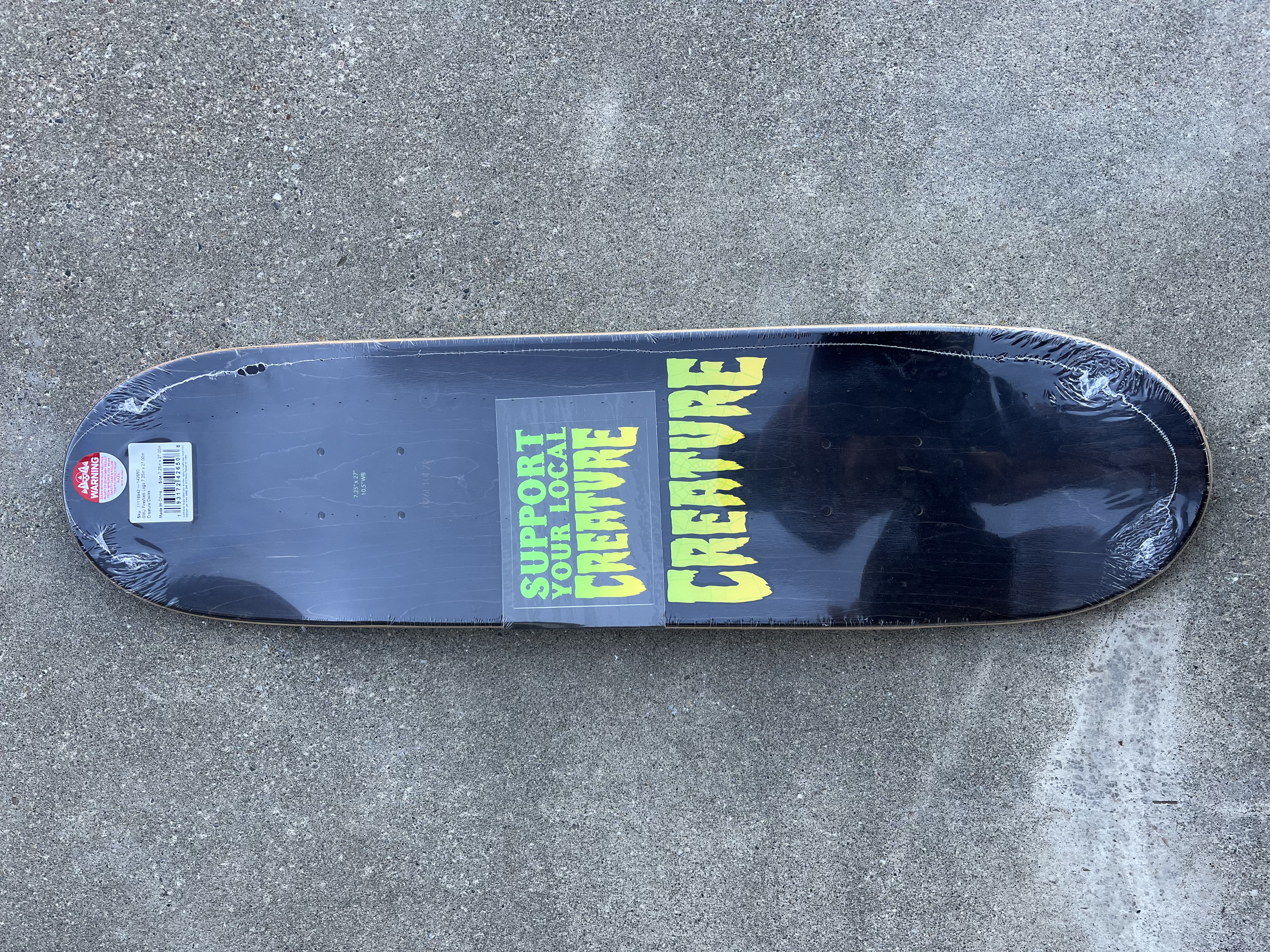 CREATURE SKATEBOARD DECK 7.25インチ クリエイチャー スケートボード