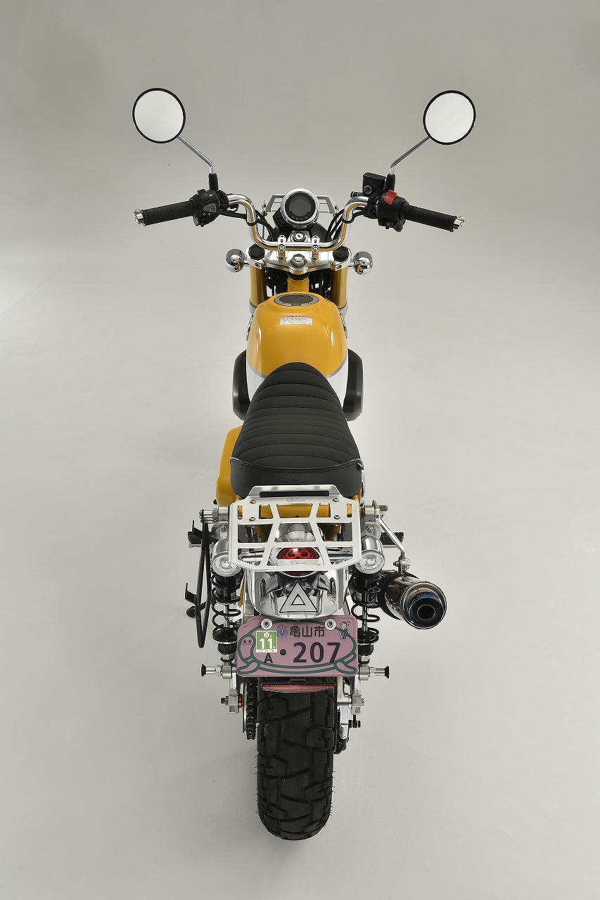 モンキー125 カスタムシート 段付きタックロール | Gクラフト