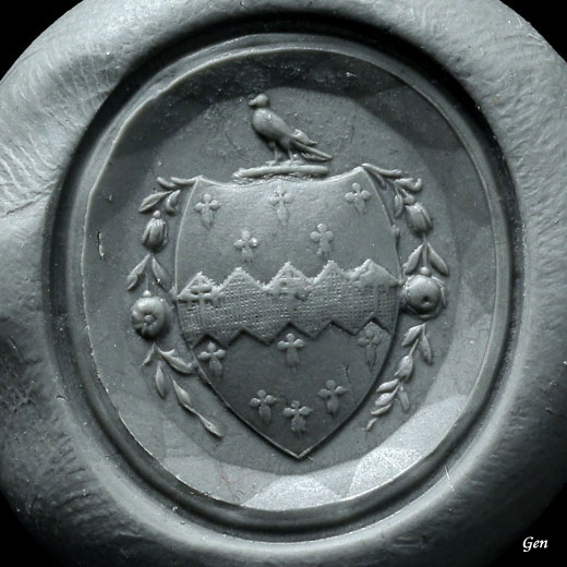 シトリン インタリオ シール アンティークジュエリー