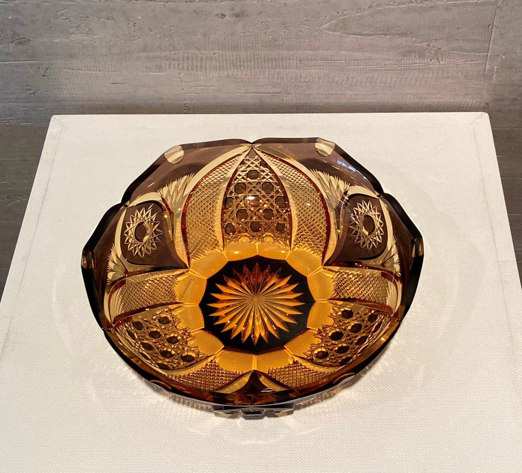 黒木国昭『菓子鉢 綾切子』 - ギャラリーシーズ