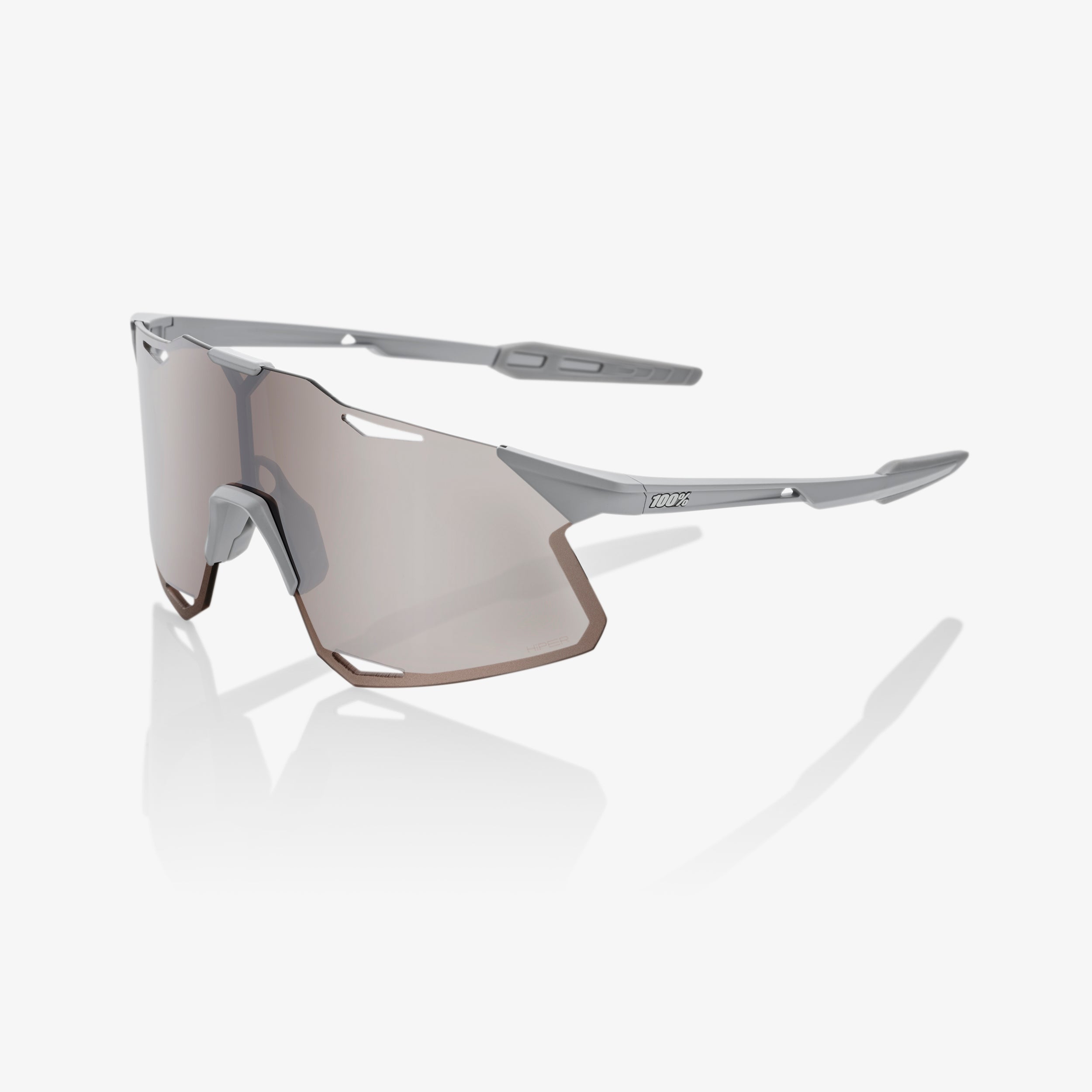 HYPERCRAFT® - Matte Stone Grey - HiPER® Silver Mirror Lens – 100%