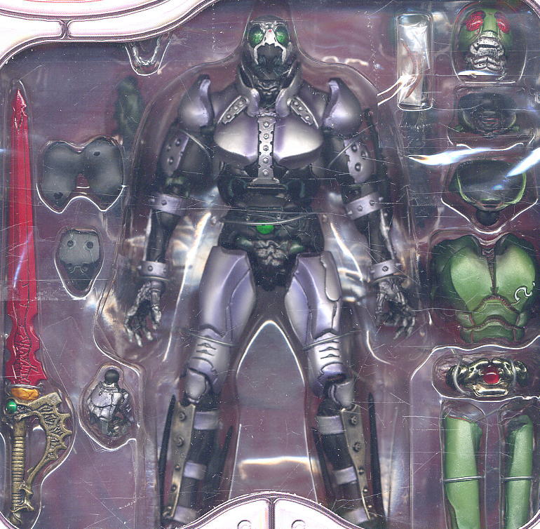 S.I.C.仮面ライダーシャドームーン＆ブラックグリーンバージョン(完成