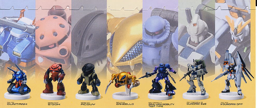 GUNDAM ミニフィギュアセレクション プラス7 10個セット(食玩