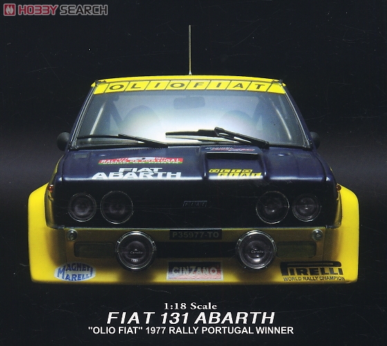 フィアット 131 アバルト ラリー `OLIO FIAT` 1977 ポルトガルラリー