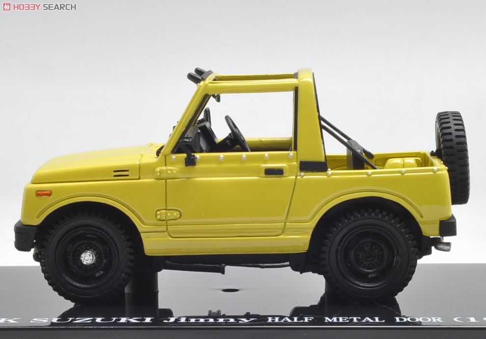 SJ30-FK スズキ ジムニー ハーフメタルドア (イエロー) (ミニカー