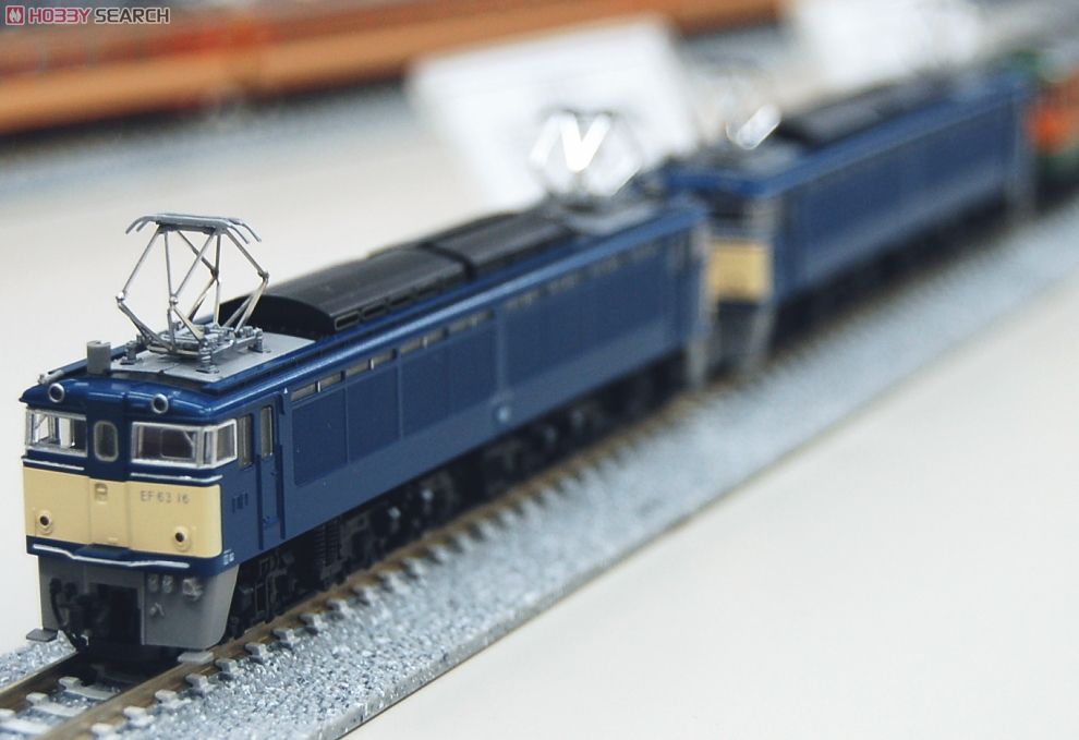 JR EF63形 電気機関車 (1次形・青色) (2両セット) (鉄道模型) - ホビー
