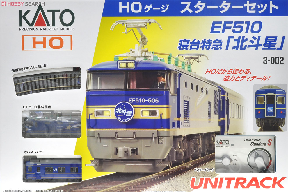 HO) EF510 寝台特急北斗星 HOゲージスターターセット (鉄道模型