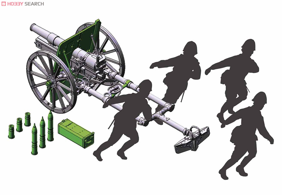 帝国陸軍 四一式山砲 「連隊砲」 (プラモデル) - ホビーサーチ