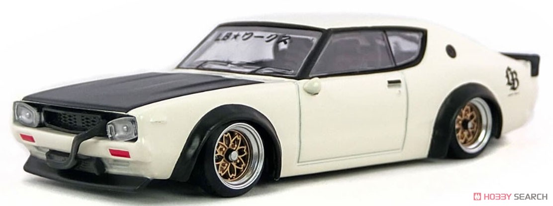 Nissan Skyline Kenmeri Liberty Walk (C110) White (Diecast Car