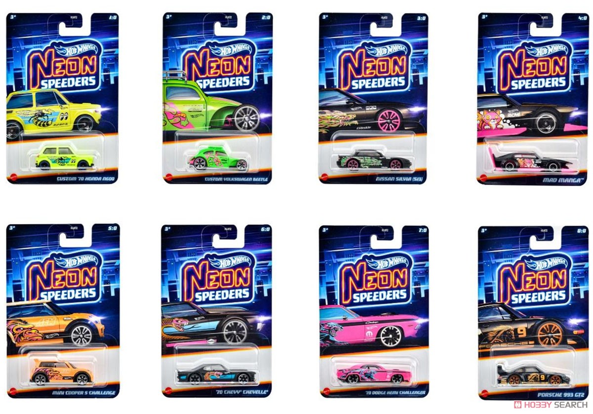 ☆特価品 ホットウィール ネオン・スピーダーズ アソート 986D (10個