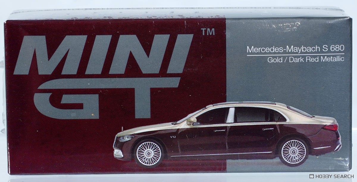 メルセデス マイバッハ S680 ゴールド/ダークレッドメタリック (左